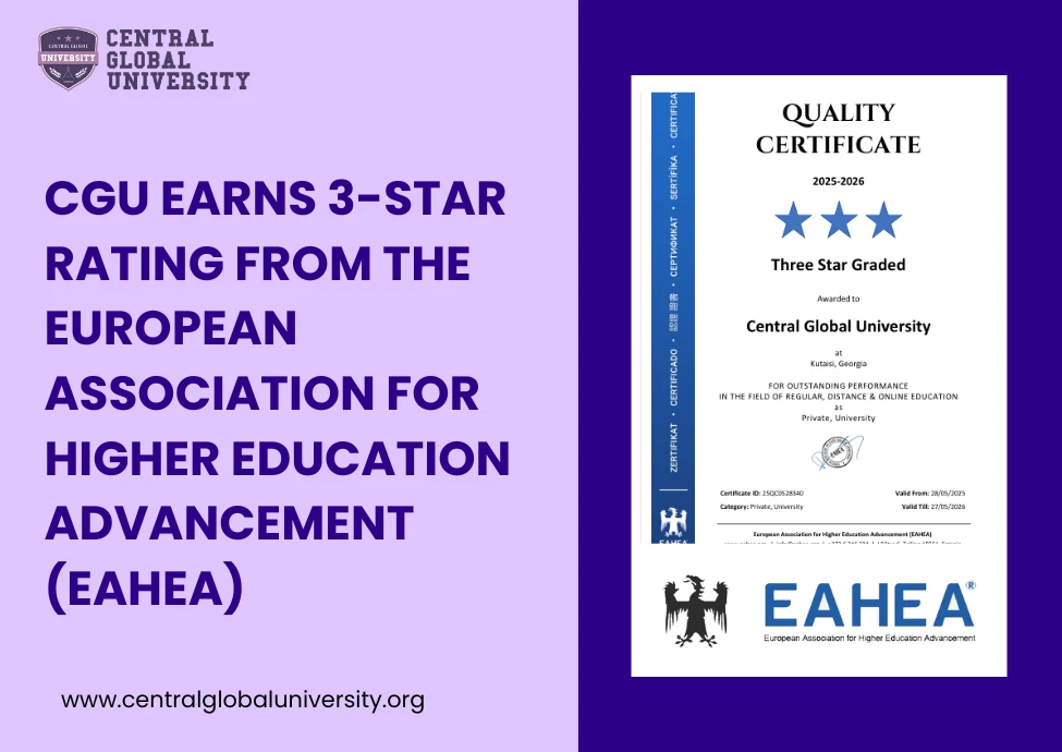 CGU Earns 3-Star Rating from the European Association for Higher Education Advancement (EAHEA)