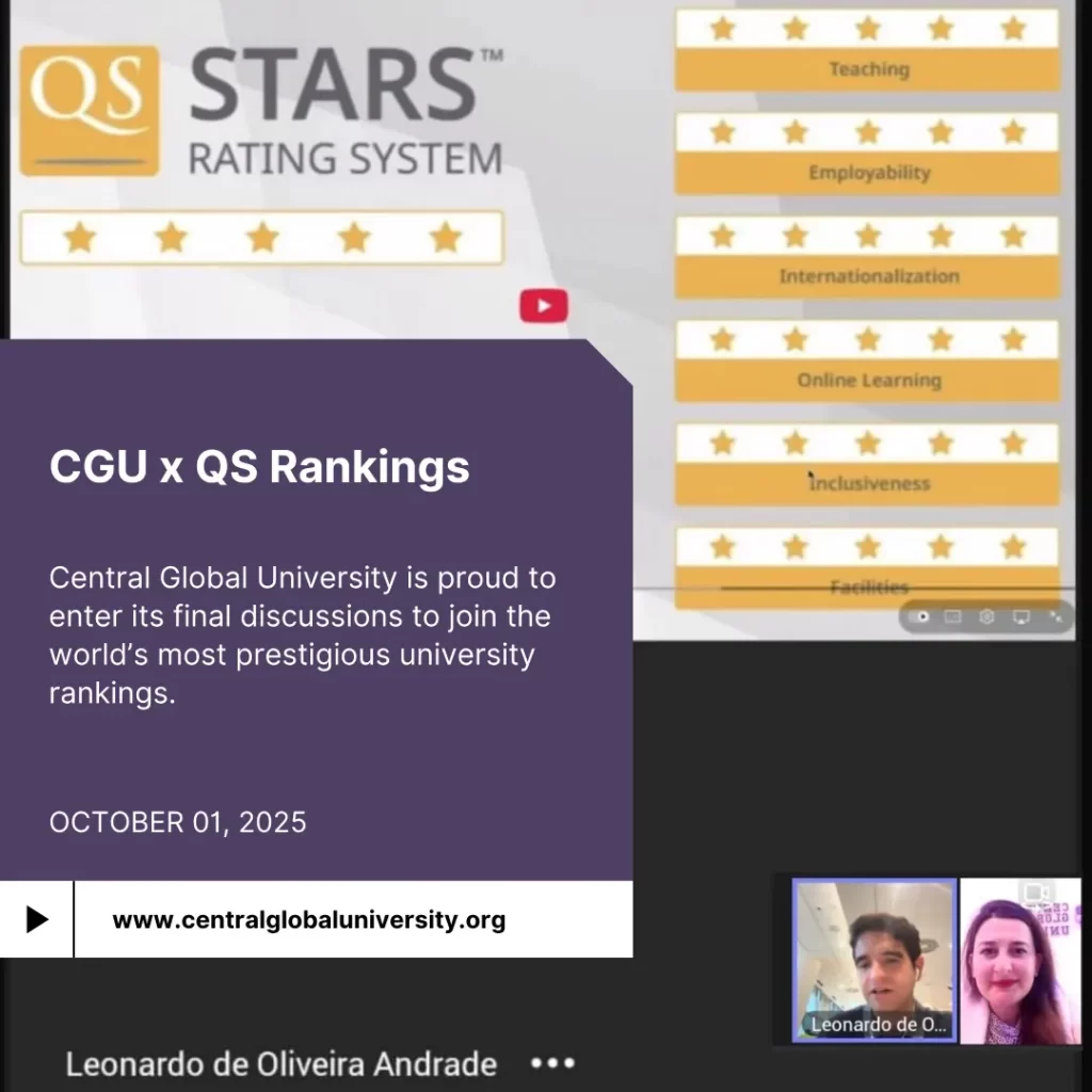 CGU joins discussion with QS world rankings