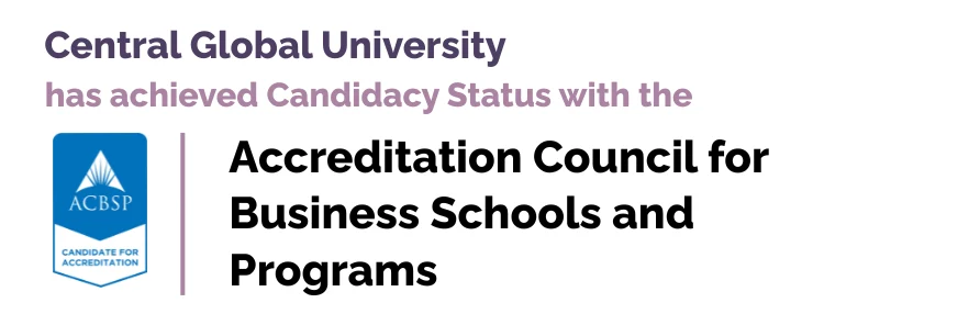 CGU ACBSP Candidacy banner