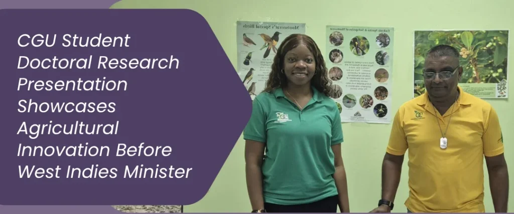 CGU student doctoral research presentation