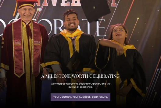 Convocation participants celebrating a major educational milestone at Central Global University, marking achievement, growth, and future opportunities.
